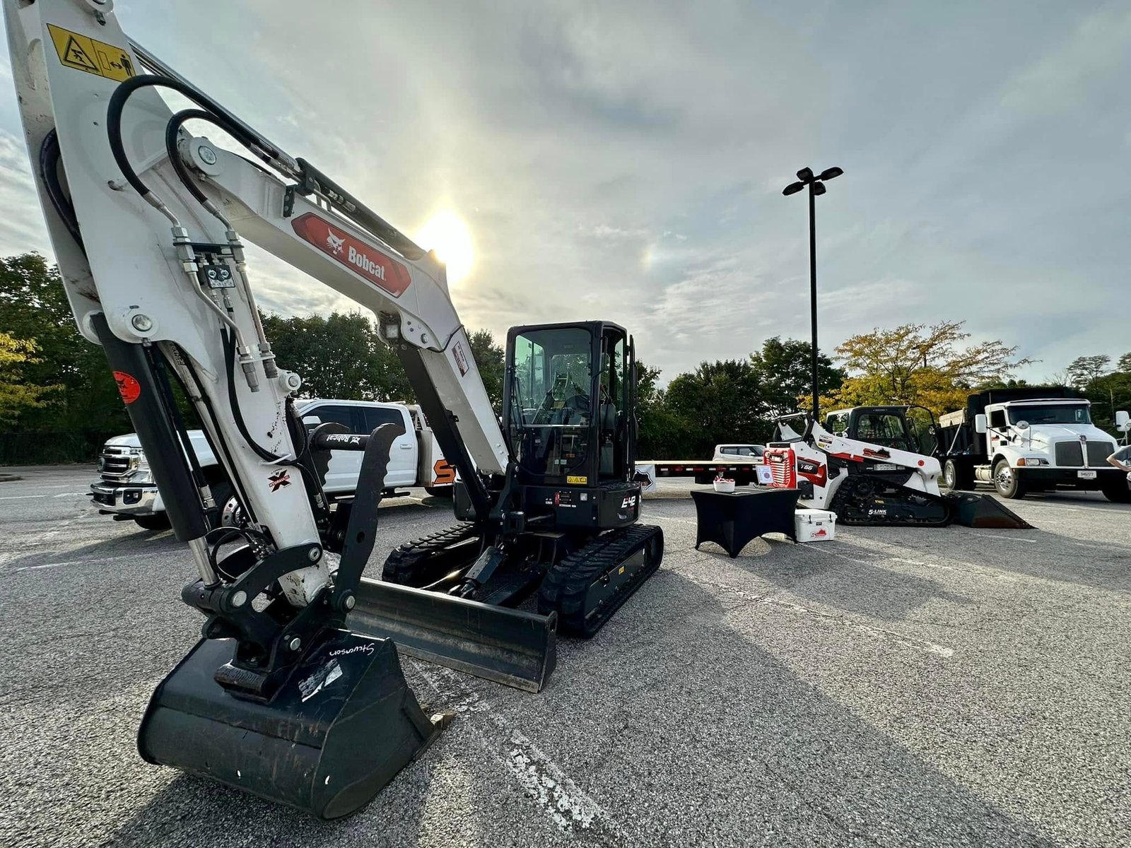 Spencer's Bobcat and mini excavator equipment used for Northern Kentucky snow removal